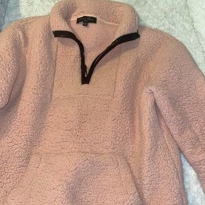 Pink cozy sweater!